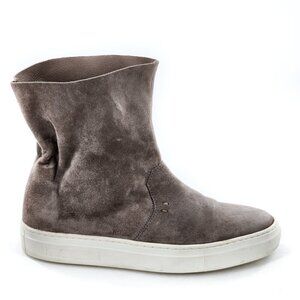 LIEBESKIND Gray Suede Pull On Ankle Boots